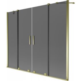 Parawan nawannowy 2-skrzydłowy Mexen Velar grafit 200x150 cm 1 szt.