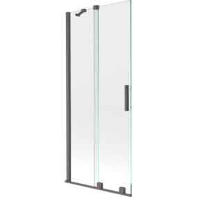 Parawan nawannowy 2-skrzydłowy Mexen Velar gun gray 85 x 150 cm 1 szt.