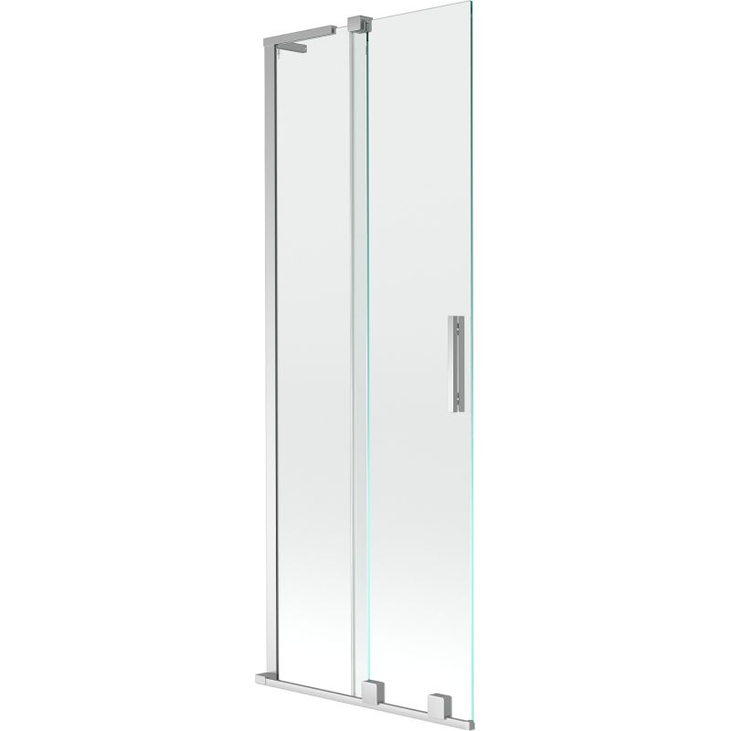 Parawan nawannowy 2-skrzydłowy Mexen Velar L chrom 75x150 cm 1 szt.