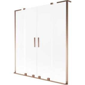 Parawan nawannowy 2-skrzydłowy Mexen Velar L różowe złoto 160x150 cm 1 szt.