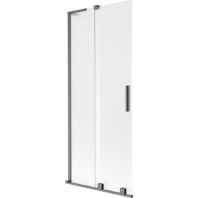 Parawan nawannowy 2-skrzydłowy Mexen Velar L szron gun gray 85x150 cm 1 szt.
