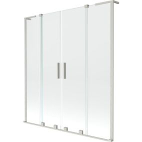 Parawan nawannowy 2-skrzydłowy Mexen Velar L transparent 150x150 cm 1 szt.