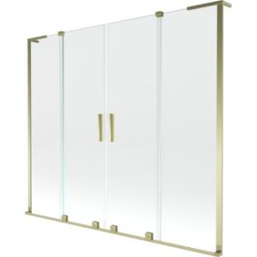 Parawan nawannowy 2-skrzydłowy Mexen Velar L transparent 170x150 cm 1 szt.