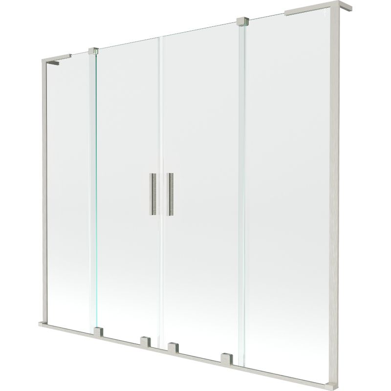 Parawan nawannowy 2-skrzydłowy Mexen Velar L transparent 200x150 cm 1 szt.