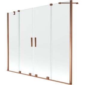 Parawan nawannowy 2-skrzydłowy Mexen Velar różowe złoto 180 x 150 cm 1 szt.