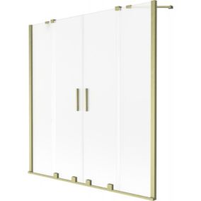 Parawan nawannowy 2-skrzydłowy Mexen Velar szron 160x150 1 szt.