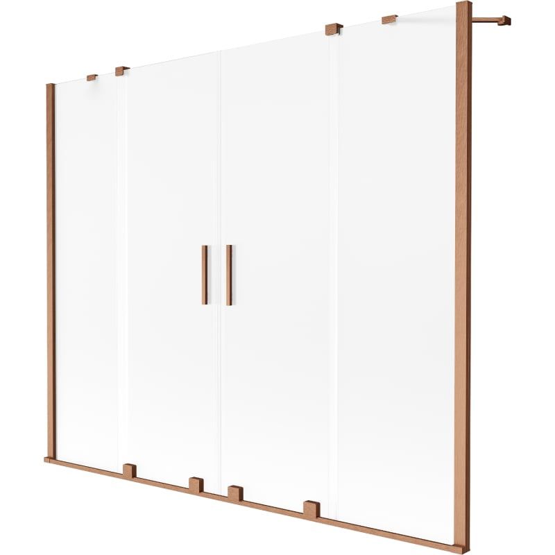 Parawan nawannowy 2-skrzydłowy Mexen Velar szron 170x150 cm  896-170-000-32-651 szt.