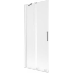 Parawan nawannowy 2-skrzydłowy Mexen Velar szron/biały 85x150 1 szt.