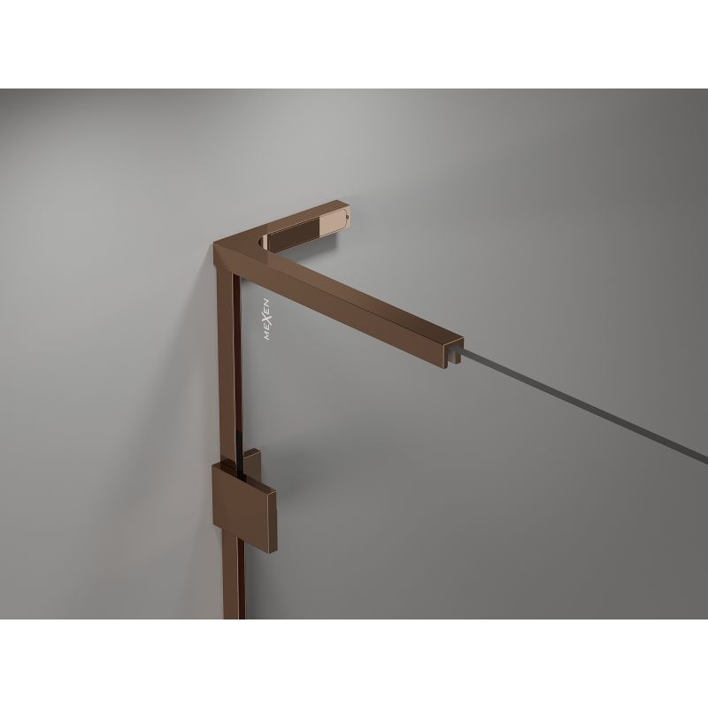 Parawan nawannowy dwuskrzydłowy Mexen Lunar L różowe złoto 100x150 cm 1 szt