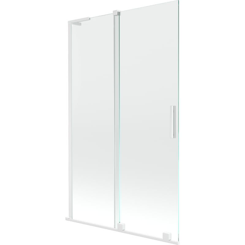 Parawan nawannowy dwuskrzydłowy Mexen Velar L biały 110x150 cm 1 szt.