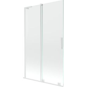 Parawan nawannowy dwuskrzydłowy Mexen Velar L biały 110x150 cm 1 szt.