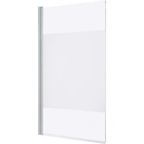 Parawan nawannowy GoodHome Calera 1-częściowy 140 x 85 cm dekor biały
