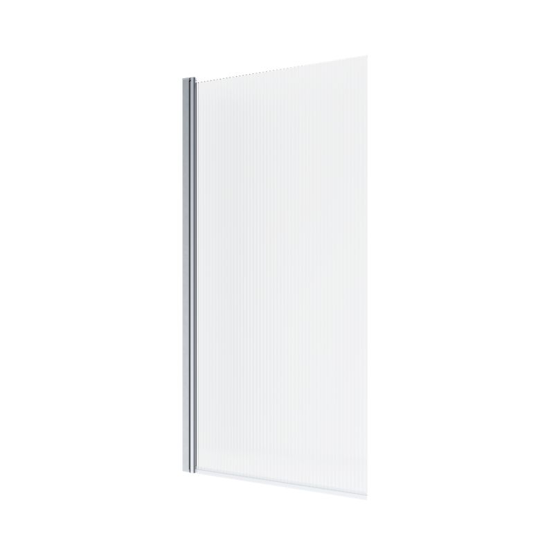 Parawan Nawannowy INVENA Szyba do Wanny 1-Częściowy 70x140 cm Szkło 5 mm Chrom 1 szt.