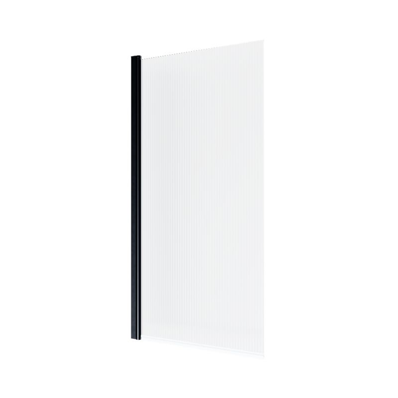 Parawan Nawannowy INVENA Szyba do Wanny 1-Częściowy 70x140 cm Szkło Ryflowane 5 mm 1 szt.
