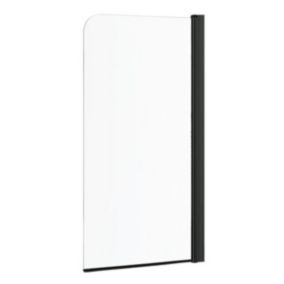 Parawan nawannowy Kerra Cristal 1 BL ruchomy 80x150 cm czarne profile 1 szt.