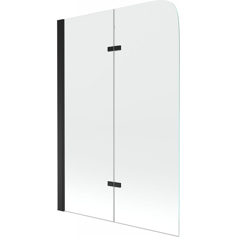 Parawan nawannowy Mexen Felix transparent czarny 80x140 cm 1 szt.