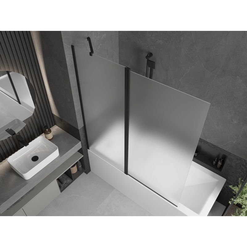 Parawan nawannowy Mexen Flip szron czarny 140x150 1 szt.