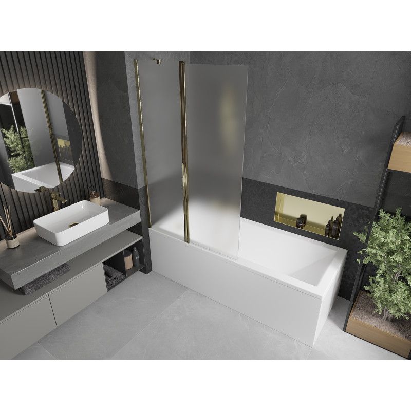 Parawan nawannowy Mexen Flip szron złoty 100x150 cm 1 szt.