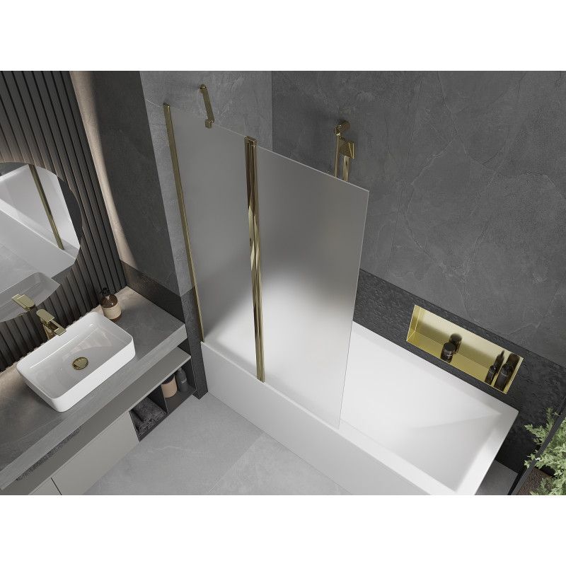 Parawan nawannowy Mexen Flip szron złoty 100x150 cm 1 szt.