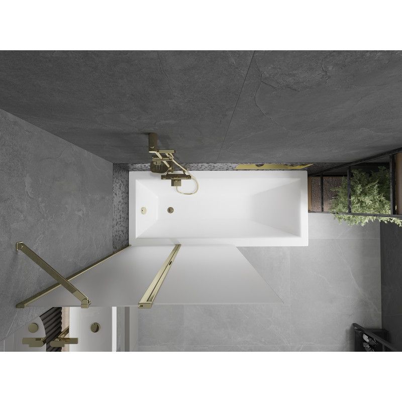 Parawan nawannowy Mexen Flip szron złoty 100x150 cm 1 szt.