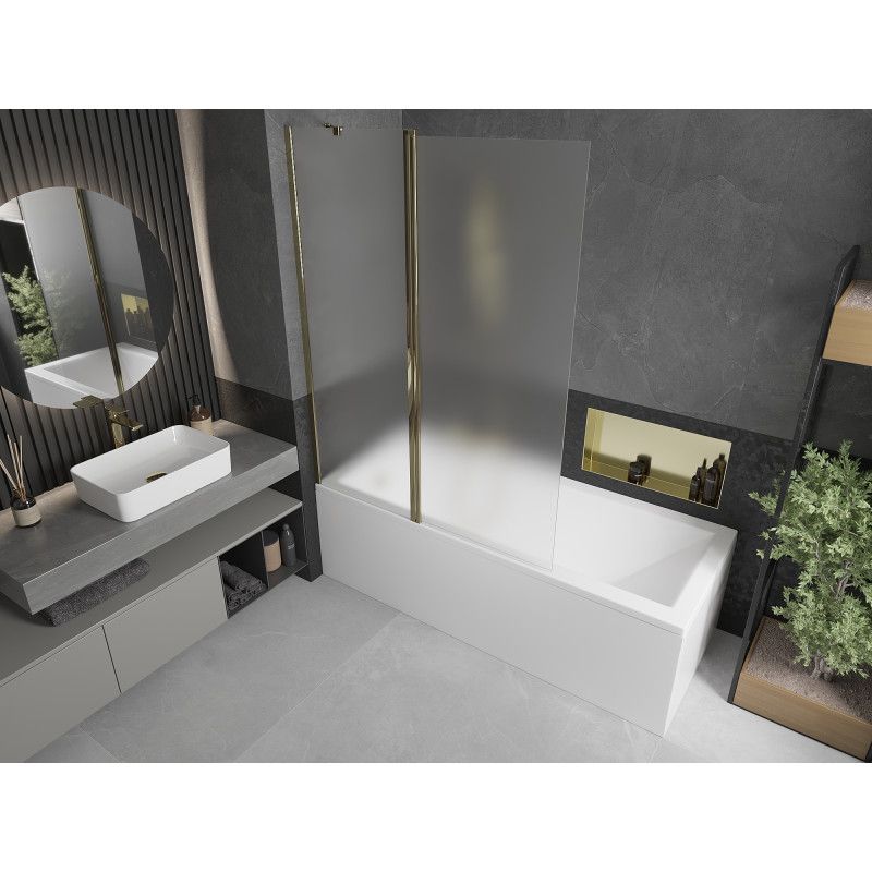 Parawan nawannowy Mexen Flip szron złoty 120x150 cm 1 szt.