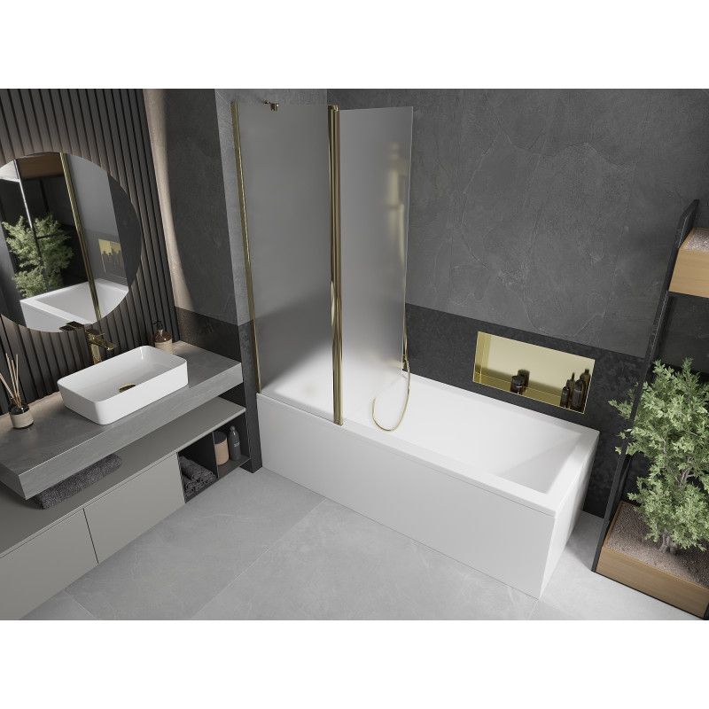 Parawan nawannowy Mexen Flip szron złoty 120x150 cm 1 szt.