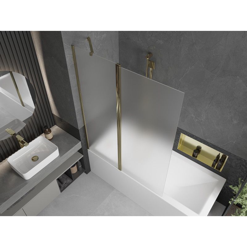 Parawan nawannowy Mexen Flip szron złoty 120x150 cm 1 szt.