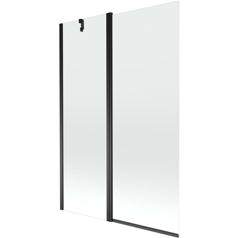 Parawan nawannowy Mexen Flip transparent czarny 120 x 150 cm 1 szt.
