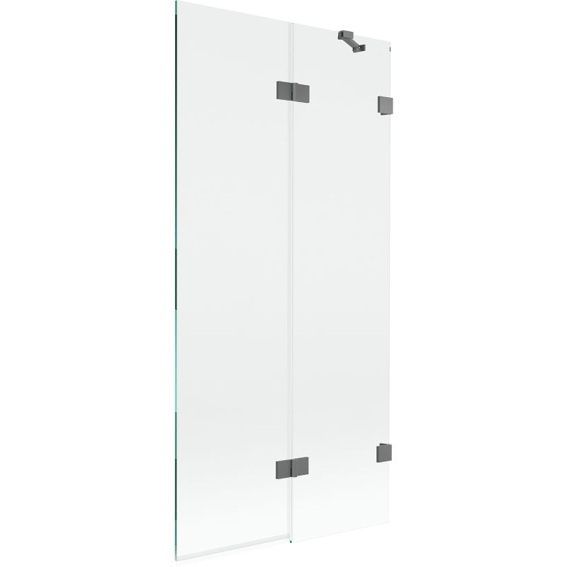 Parawan nawannowy Mexen Lunar gun metal 90 x 150 cm 2-skrzydłowy 1 szt