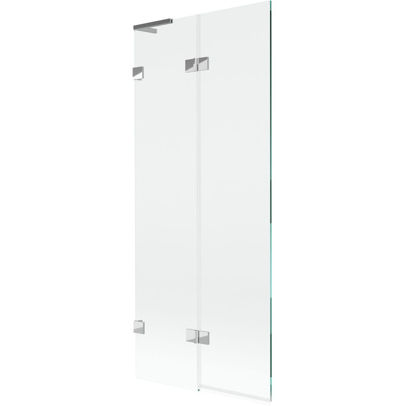 Parawan nawannowy Mexen Lunar L chrom transparent 80x150 cm 2-skrzydłowy 1 szt