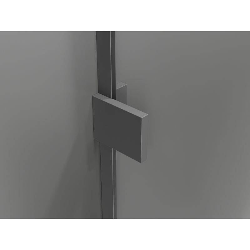 Parawan nawannowy Mexen Lunar L gun metal 90x150 cm 2-skrzydłowy 1 szt