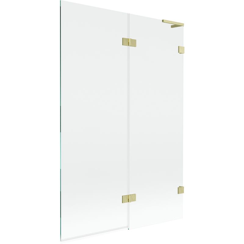 Parawan nawannowy Mexen Lunar L złoty szczotkowany 120 x 150 cm 2-skrzydłowy 1 szt