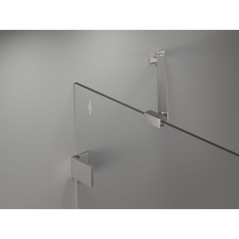 Parawan nawannowy Mexen Lunar transparentny 90x150 cm 1-skrzydłowy 1 szt