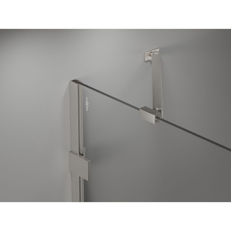 Parawan nawannowy Mexen Lunar transparentny 90x150 cm 1-skrzydłowy 1 szt