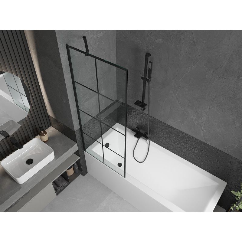 Parawan nawannowy Mexen Next czarny 70x150 1 szt.