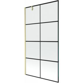 Parawan nawannowy Mexen Next czarny wzór 100 x 150 cm 1 szt.