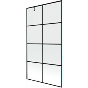 Parawan nawannowy Mexen Next czarny wzór 100x150 cm  895-100-000-00-77-66 1 szt.