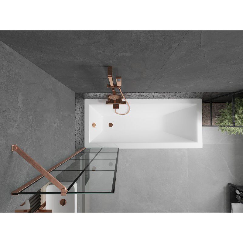 Parawan nawannowy Mexen Next czarny wzór 50 x 150 cm 1 szt.