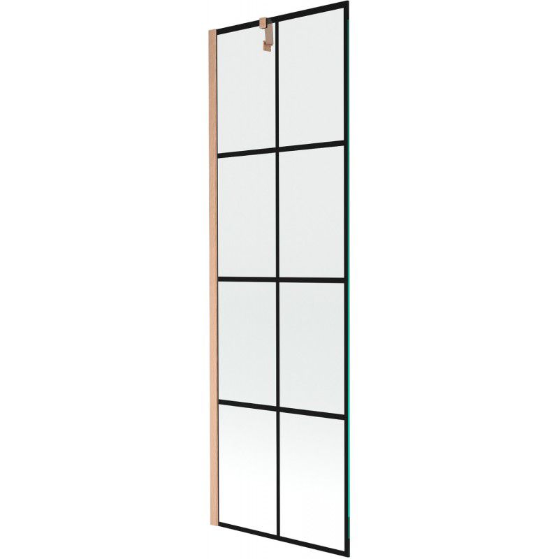 Parawan nawannowy Mexen Next czarny wzór 60x150 cm  895-060-000-00-77-65 1 szt.
