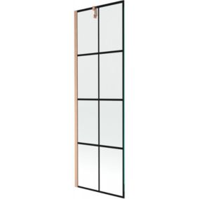 Parawan nawannowy Mexen Next czarny wzór 60x150 cm  895-060-000-00-77-65 1 szt.