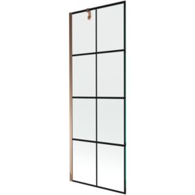 Parawan nawannowy Mexen Next czarny wzór 70x150 cm  895-070-000-00-77-60 1 szt.