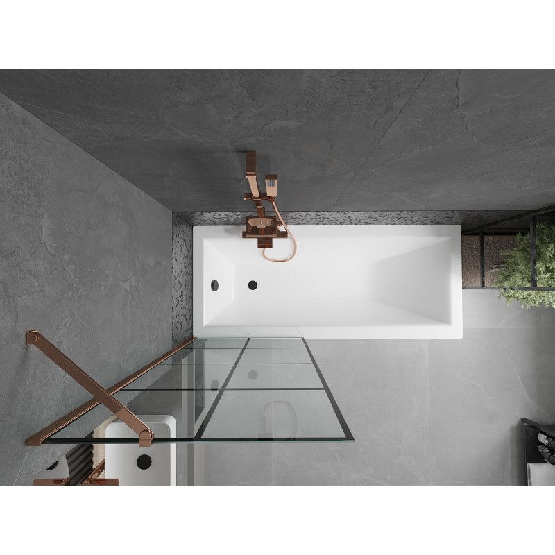 Parawan nawannowy Mexen Next czarny wzór 70x150 cm  895-070-000-00-77-60 1 szt.