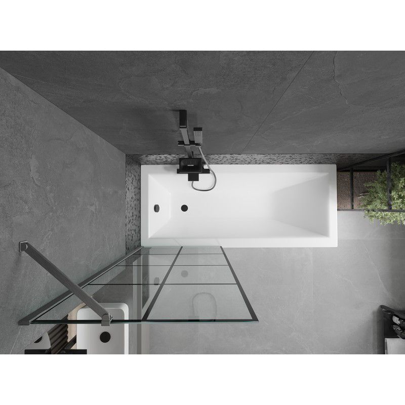 Parawan nawannowy Mexen Next czarny wzór 70x150 cm  895-070-000-00-77-66 1 szt.