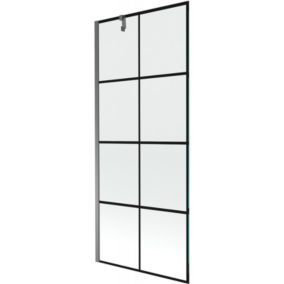 Parawan nawannowy Mexen Next czarny wzór 80 x 150 cm  895-080-000-00-77-951 szt.