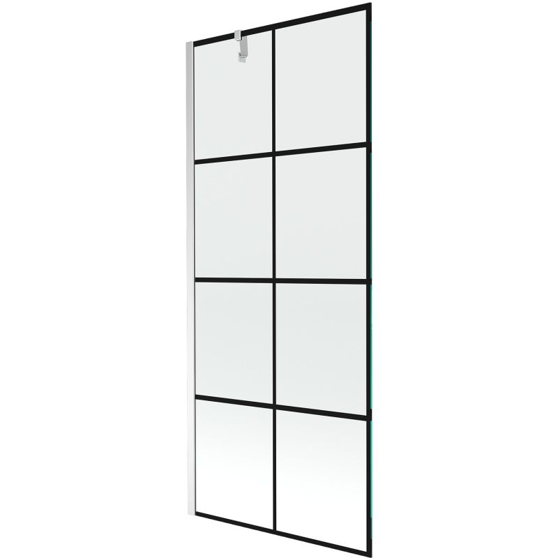 Parawan nawannowy Mexen Next czarny wzór 80x150 cm  895-080-000-00-77-01 1 szt.