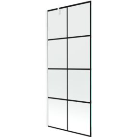 Parawan nawannowy Mexen Next czarny wzór 80x150 cm  895-080-000-00-77-20 1 szt.