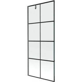 Parawan nawannowy Mexen Next czarny wzór 80x150 cm  895-080-000-00-77-66 1 szt.