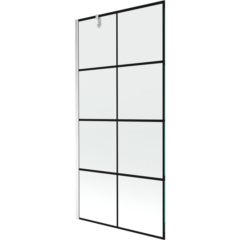Parawan nawannowy Mexen Next czarny wzór 90x150 cm 1 szt.