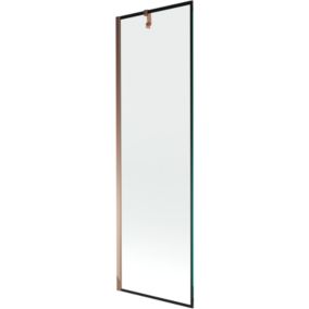 Parawan nawannowy Mexen Next czarny wzór różowe złoto 60x150 cm 1 szt.