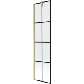 Parawan nawannowy Mexen Next czarny wzór/złoty 50x150 cm 1 szt.